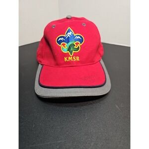 Boy Scouts of America Fitted Hat Red Embroidered